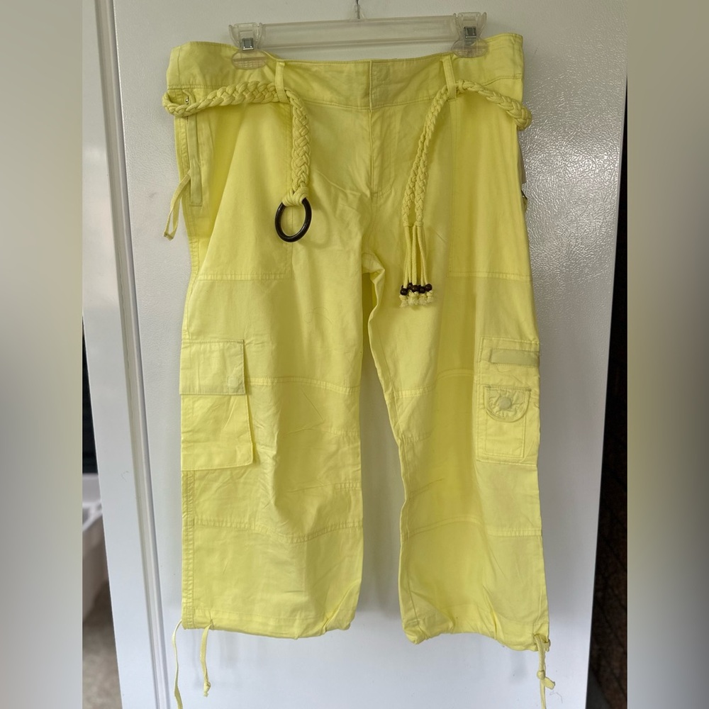 Ricki's Diva Light Yellow Crop Pants